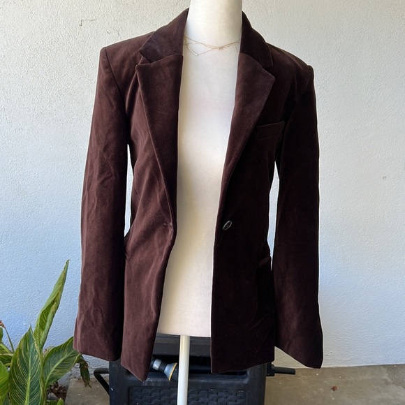 FRAME Velvet Blazer - Picture 10 of 13